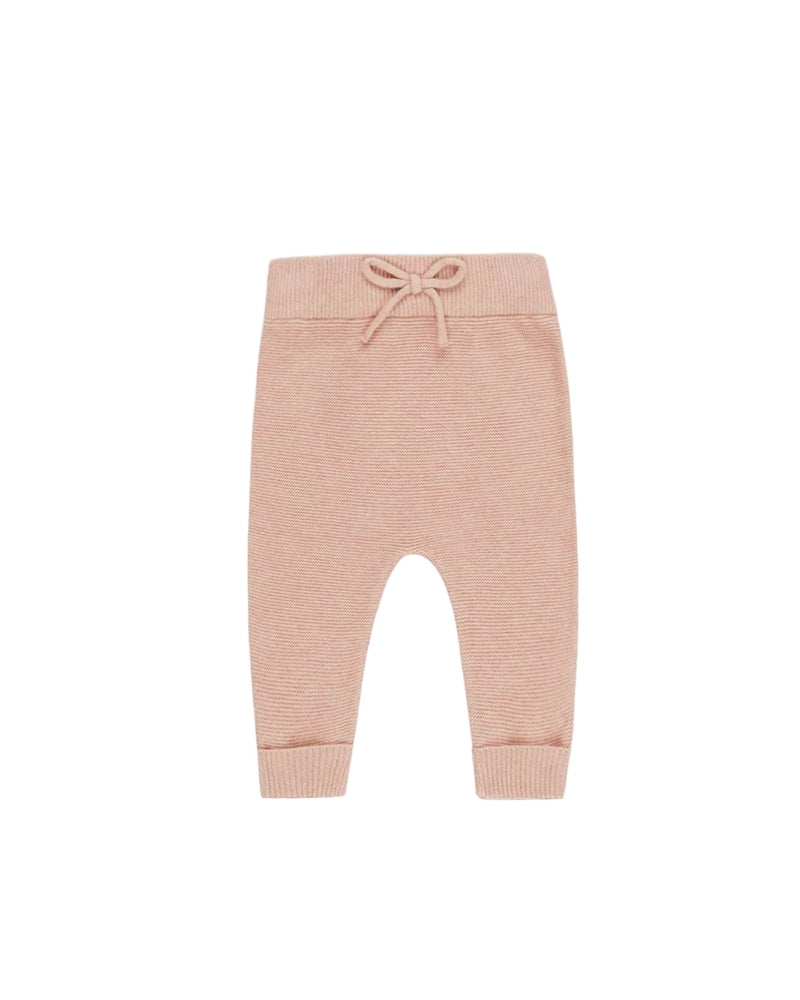 Knit Pant Heathered Rose