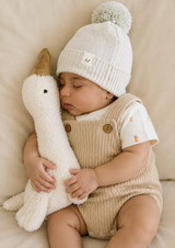 Sea creatures baby bodysuit and tan overall set – view 5