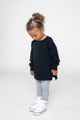 Black Stretch Cotton Kids Pullover (vendor placeholder photo)