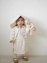 Pointelle button-down baby cardigan – view 2