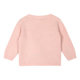 Rosewood pink sweater-knit baby pullover – view 4