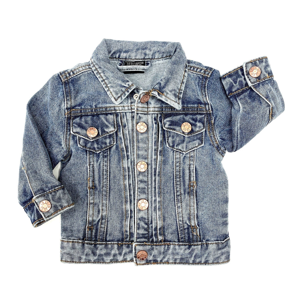 Medium Wash Denim Kids Jacket (vendor placeholder photo)