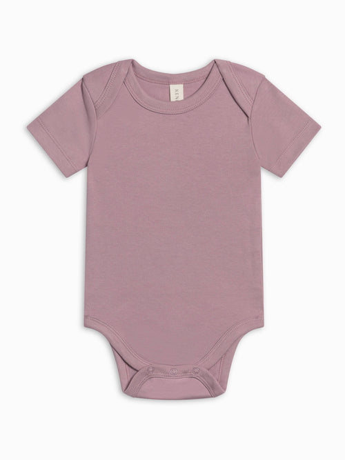 Short Sleeve Bodysuit - Fog