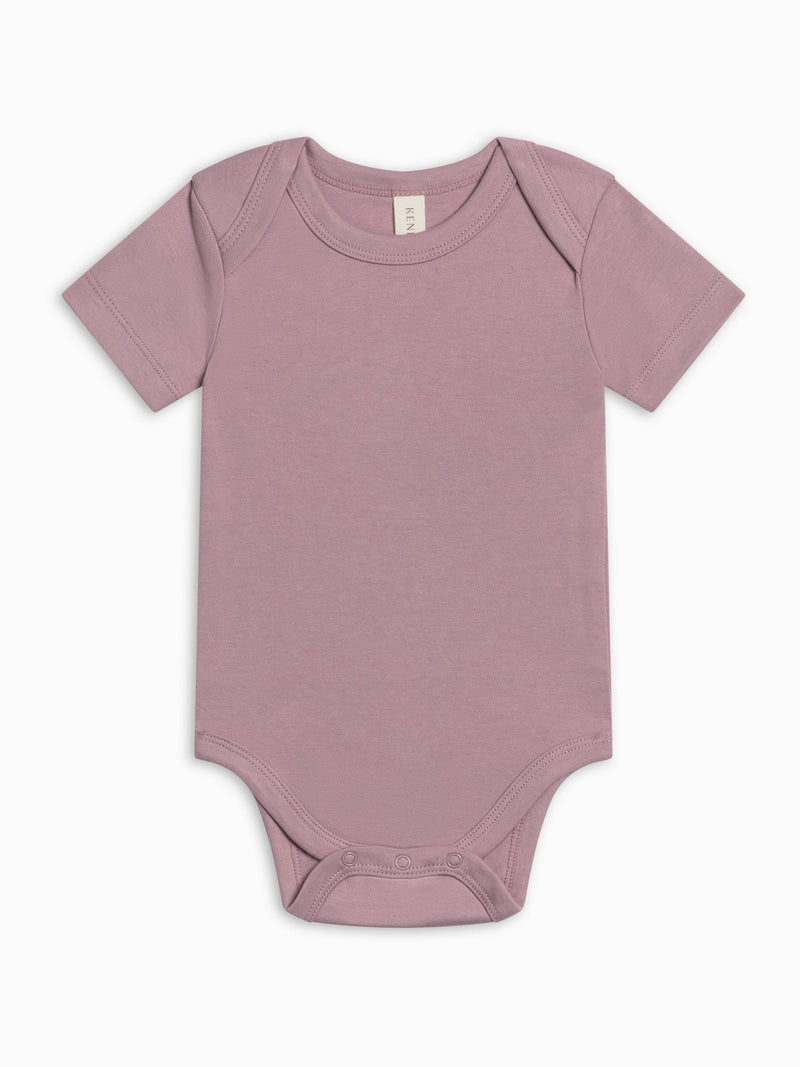 Short Sleeve Bodysuit - Fog