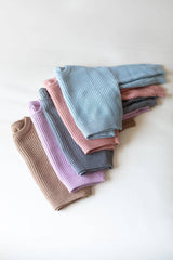 Organic Chunky Knit Sweater - Blue