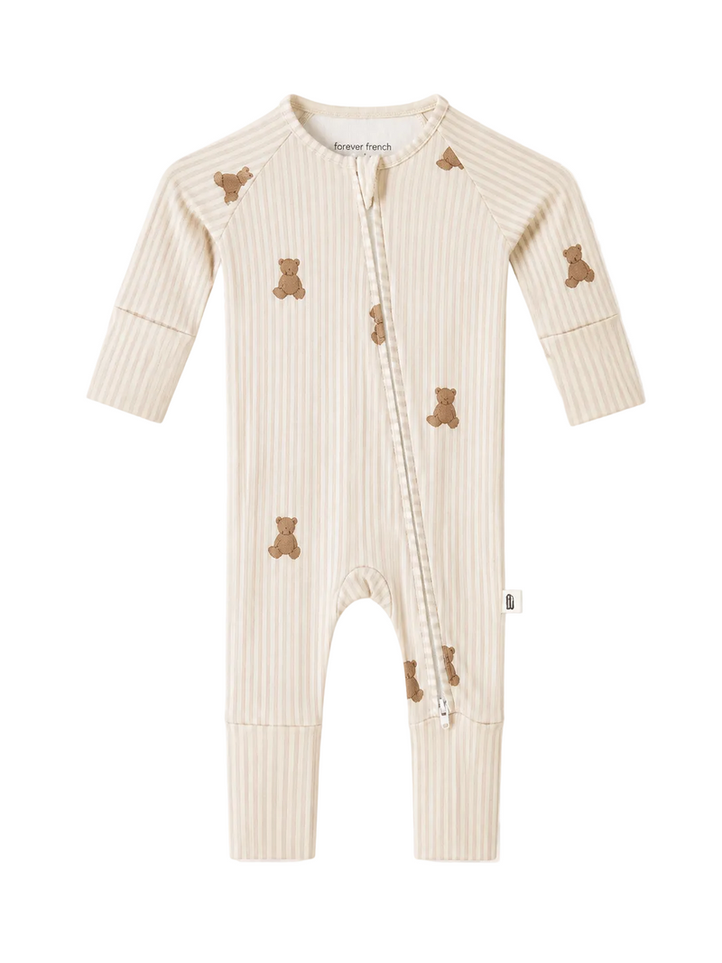 Bamboo Zip Pajamas | Teddy
