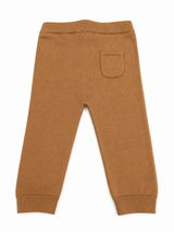 Organic Cotton Knit Baby Pants- Chai Spice
