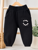 White cotton fleece baby tracksuit – view 3
