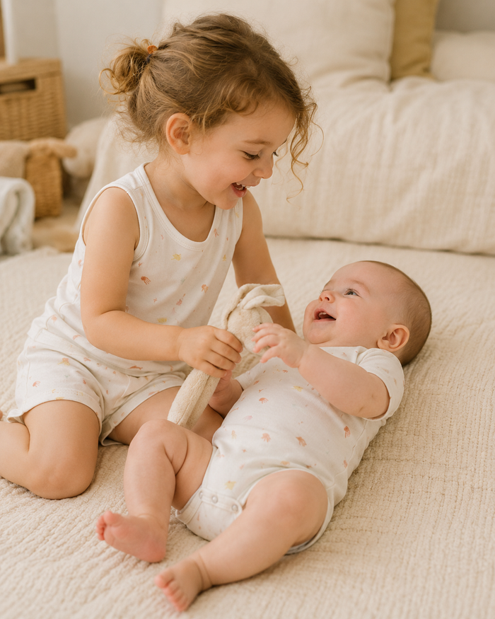 Sea Creatures — Top and Shorts Matching Set