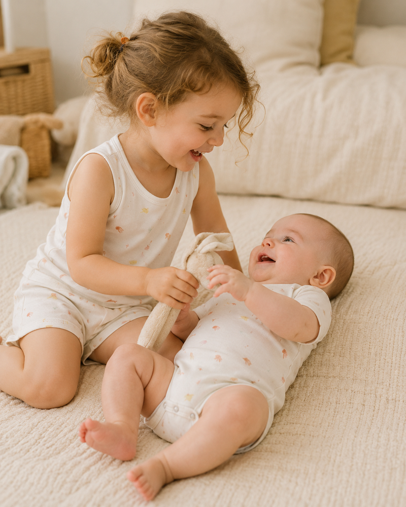 Sea Creatures — Top and Shorts Matching Set