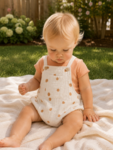 Citrus print cotton baby romper – view 2
