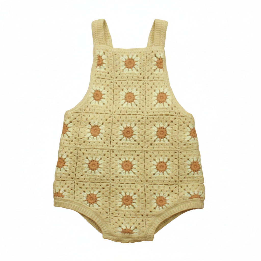 Crochet Romper — Floral