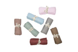 Sage bamboo cotton baby swaddle – view 4