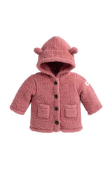 Sherpa Teddy Cardigan with Hood — Honey & Stitch baby & toddler clothing