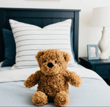 Weighted plush brown teddy bear – view 3