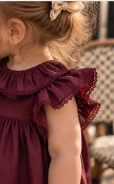 Mulberry Ruffle Playsuit