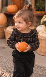 Organic Woodland Ruffle Top