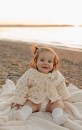 Natural Hearts Organic Knit Baby Cardigan