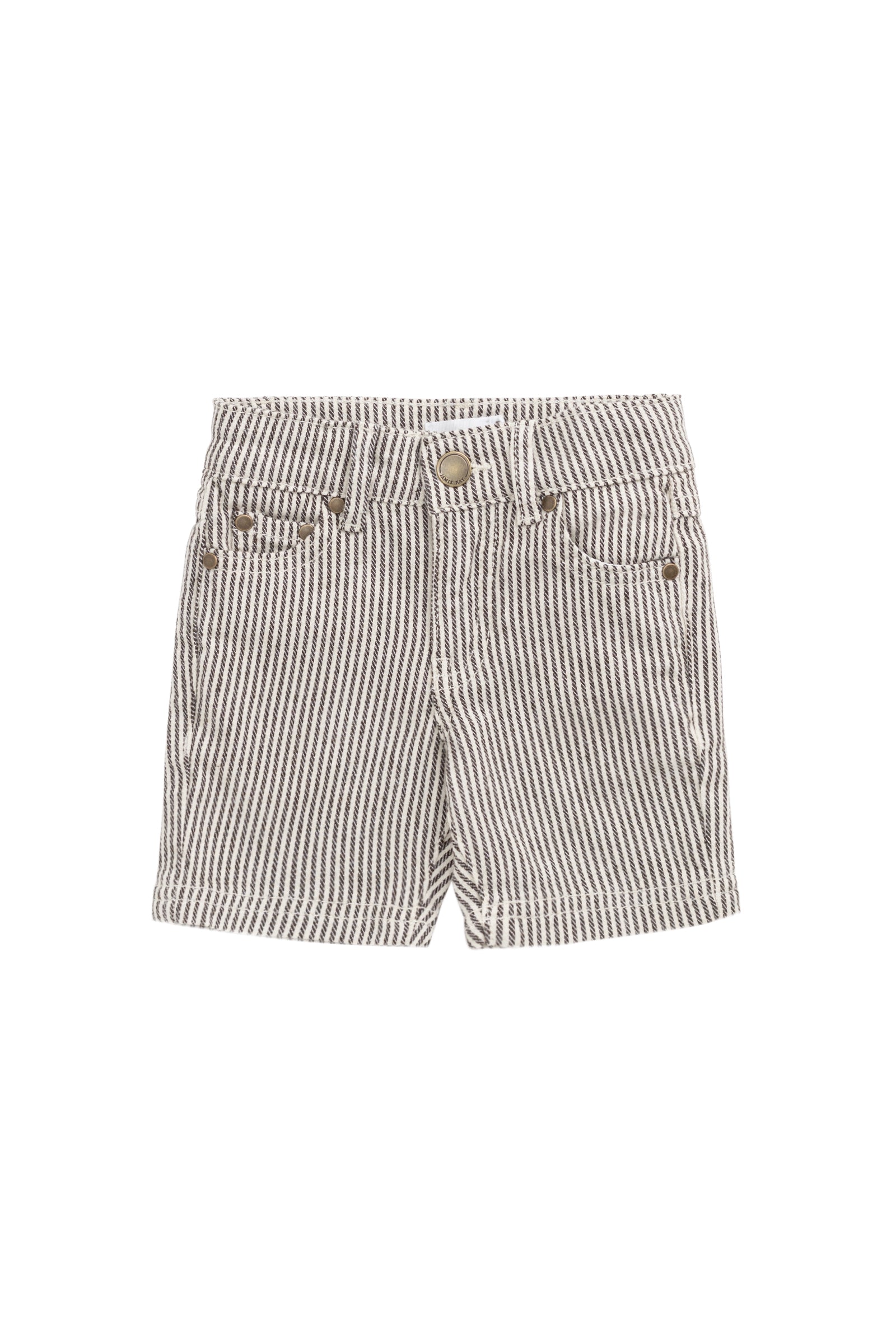 Jude Short - Dark Coffee/Buff Stripe