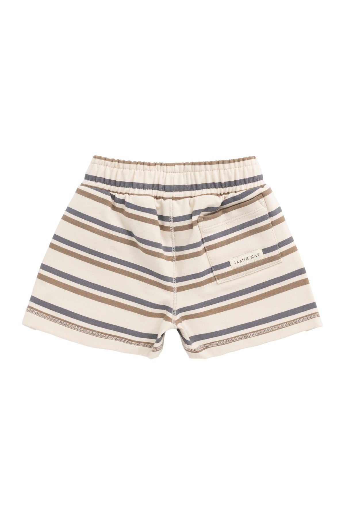 Organic Cotton Jalen Short - Raynor Stripe North Sea Childrens Short from Jamie Kay USA