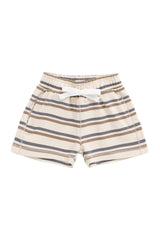 Organic Cotton Jalen Short - Raynor Stripe North Sea Childrens Short from Jamie Kay USA