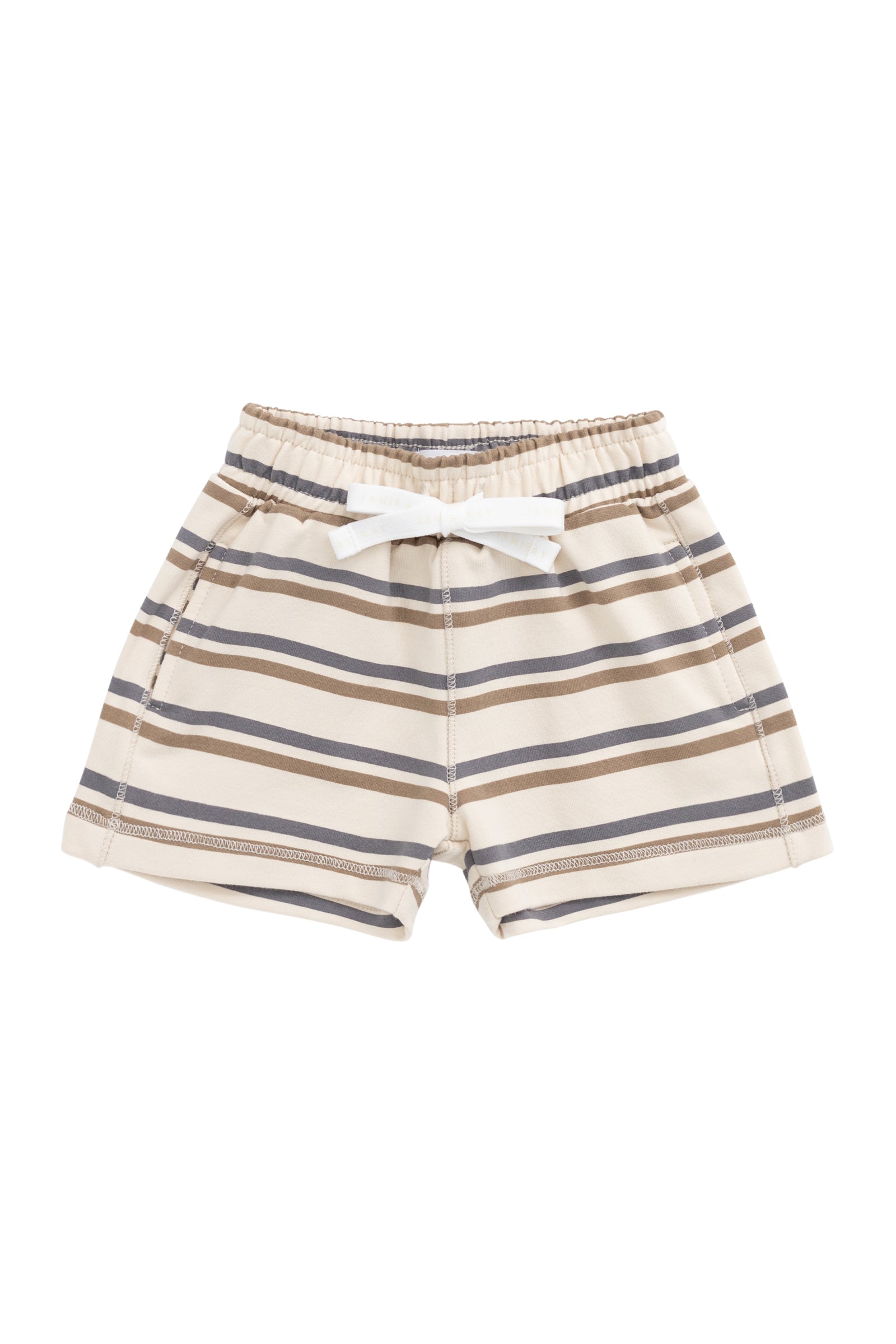 Organic Cotton Jalen Short - Raynor Stripe North Sea Childrens Short from Jamie Kay USA