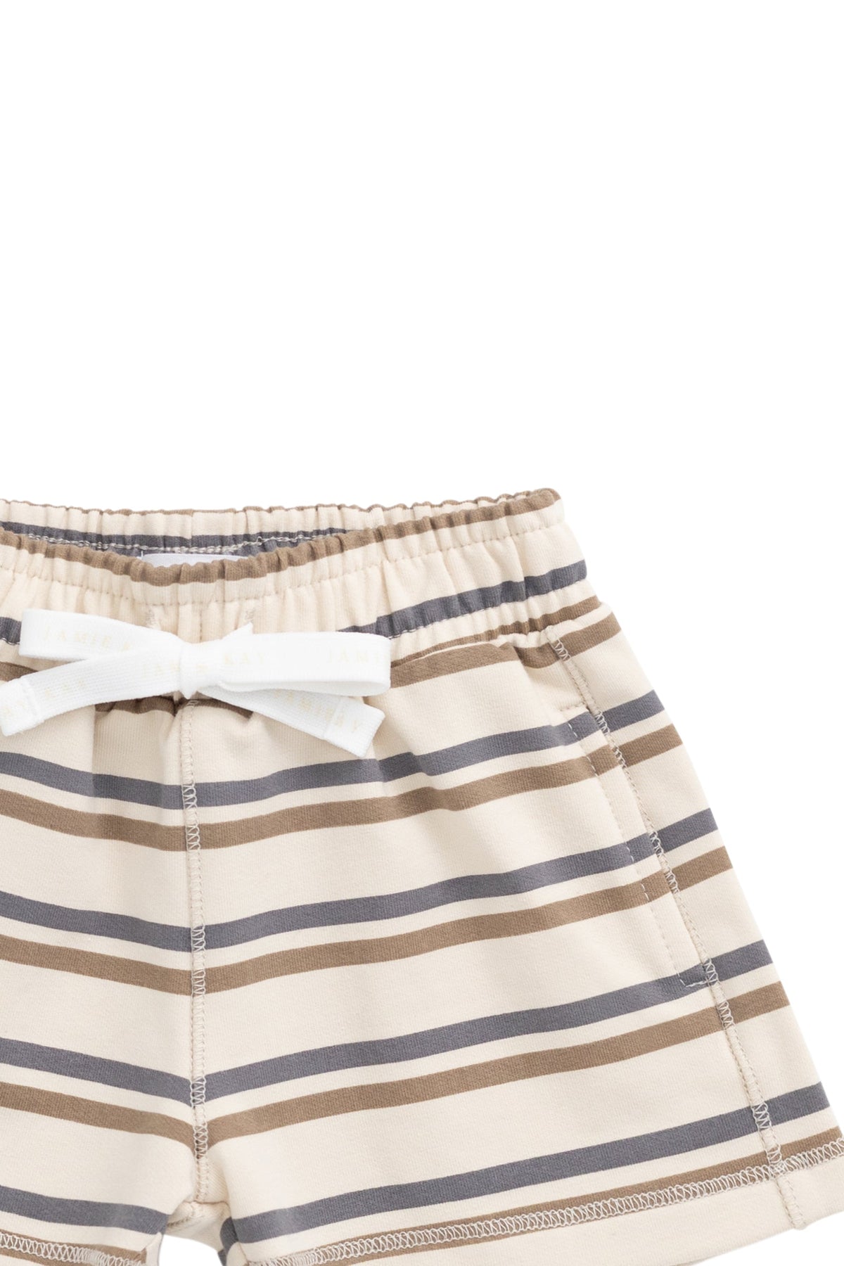 Organic Cotton Jalen Short - Raynor Stripe North Sea Childrens Short from Jamie Kay USA