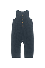 Organic Cotton Milo Jumpsuit - Forest Grid Childrens Jumpsuit from Jamie Kay USA