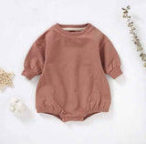 Knit Bubble Romper – Soft Neutral — Honey & Stitch baby & toddler clothing