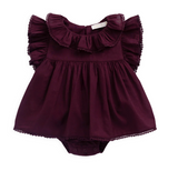 Mulberry Ruffle Playsuit