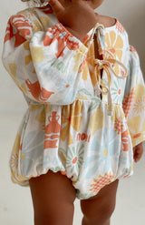 Laguna Front Tie Romper