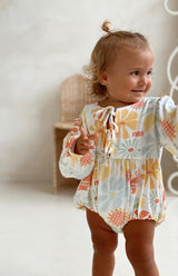 Laguna Front Tie Romper