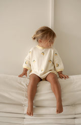 Limone Embroidery Romper