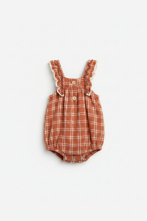 Check Bubble Romper — Honey & Stitch baby & toddler clothing