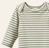 Striped and caterpillar baby bodysuit set – view 3