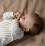 Striped kimono baby bodysuit – view 2