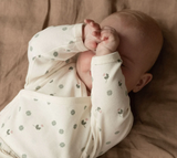 Lucky print kimono baby bodysuit – view 2