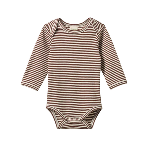 Cotton Long Sleeve Bodysuit — Honey & Stitch baby & toddler clothing