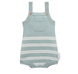 Eucalyptus stripe knit baby romper