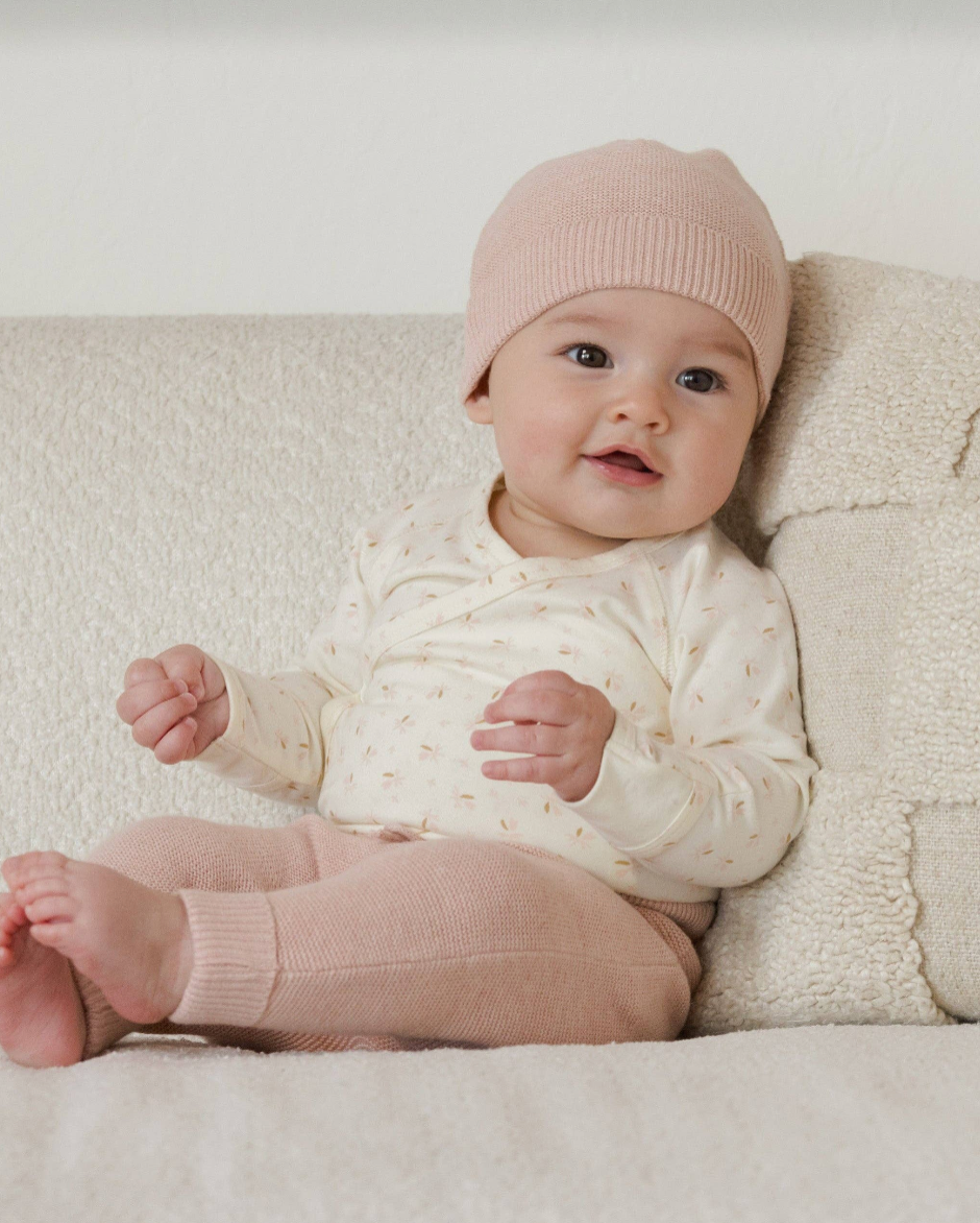 Newborn Organic Knotted Hat - Pink