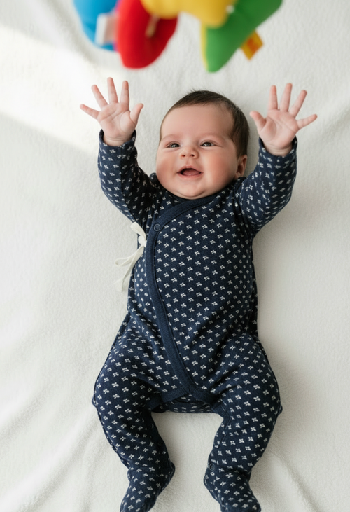 Organic Cotton One-Piece – Petite Indigo