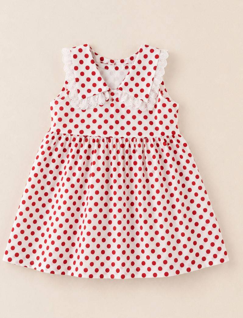 Cherry Polka Dot Dress