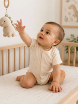 Striped and caterpillar baby bodysuit set – view 5