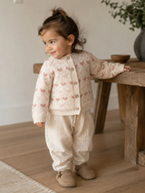 Natural Hearts Organic Knit Baby Cardigan