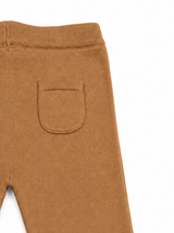 Organic Cotton Knit Baby Pants- Chai Spice