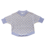 Reef Checkerboard Knit Romper - Lilac/Oat