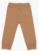 Organic Cotton Knit Baby Leggings- Chai Spice