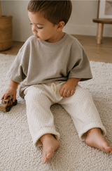 Merrit Seersucker Pant - Dune Stripe