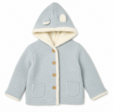 Baby Faux-Sherpa-Lined Hooded Jacket