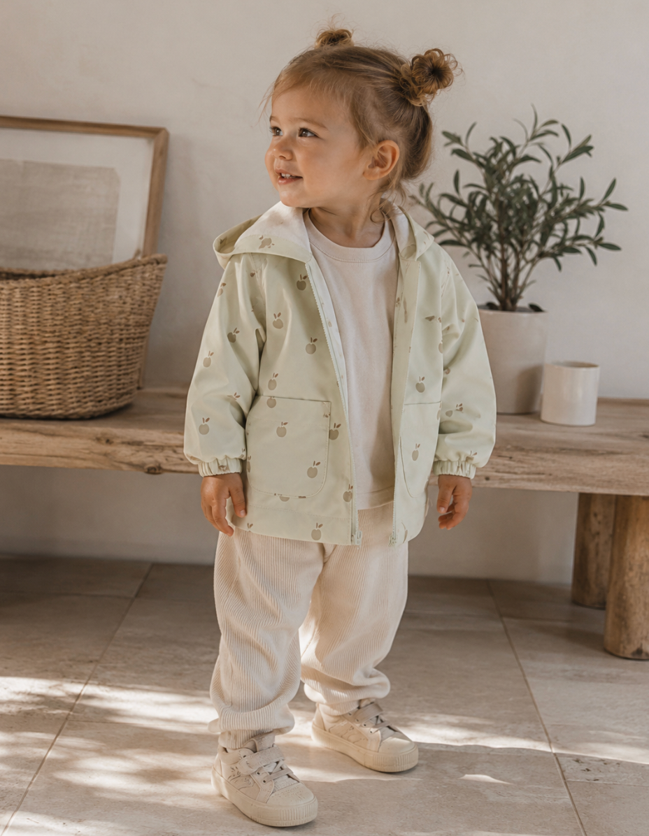 Green Apple Rain Coat